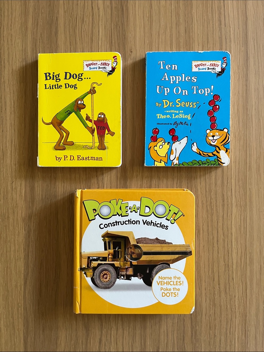 Bundle of toddler’s/ little kid’s books, set of 3 board books